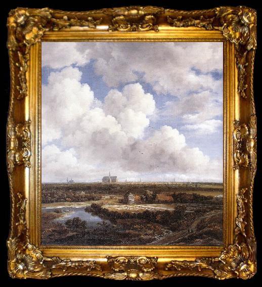 framed  Jacob van Ruisdael View of Haarlem with Bleaching, ta009-2